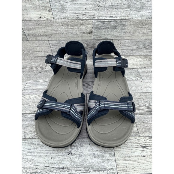 KEEN Women's Sandals Size 9 Gray Blue Adjustable Strap Outdoor Comfort - Picture 1 of 15